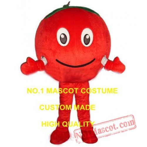 Cool Red Tomato Mascot Costume