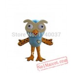 The Owl Mascot With Helmet & Mini Fan