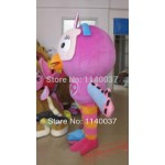 Pink Owl Mascot Costume