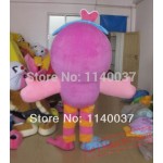 Pink Owl Mascot Costume