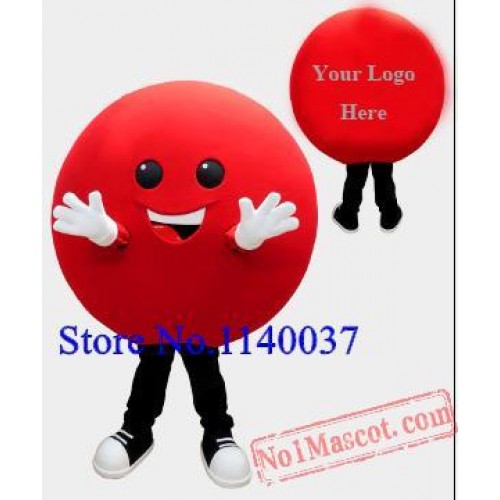 Anime Cosplay Costumes Red Dot Mascot Costume