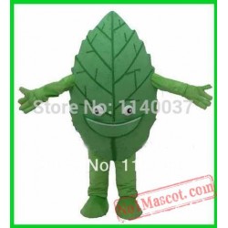 Green Tea Green Leaf Mascot Costume