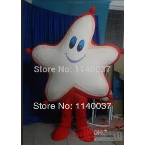 Comic Yellow Star Mascot Costume