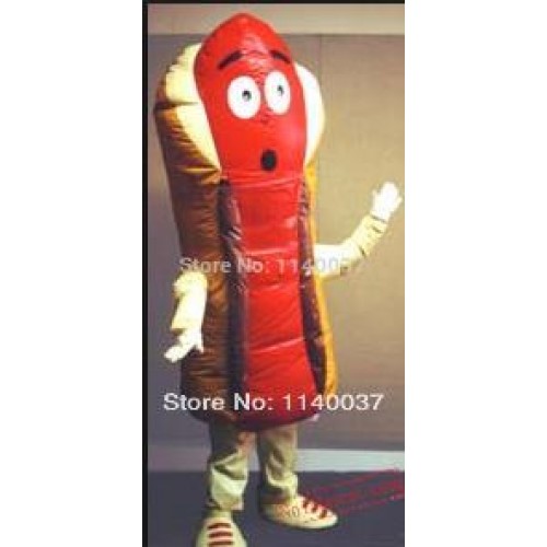 Hot Dog Mascot Costume