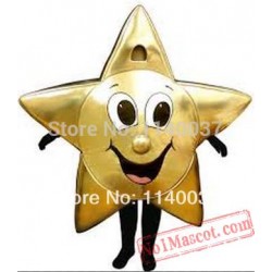 Comic Golden Star Mascot Costume