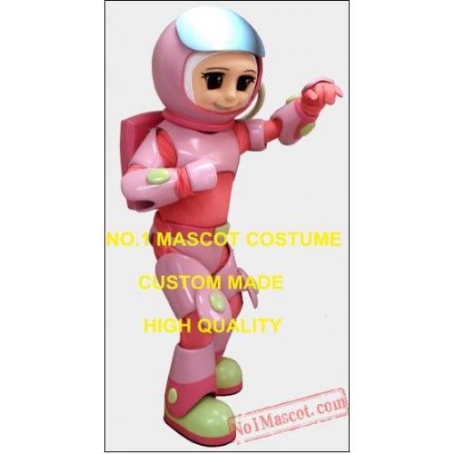 Custom Astronaut Girl Mascot Costume