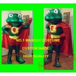 Frog Superhero Mascot Costume