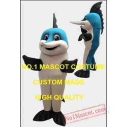 Blue Marlin Fish Mascot Costume